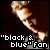 Black & Blue Fan